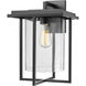 Adair 1 Light 17 inch Powder Coated Black Outdoor Wall Sconce